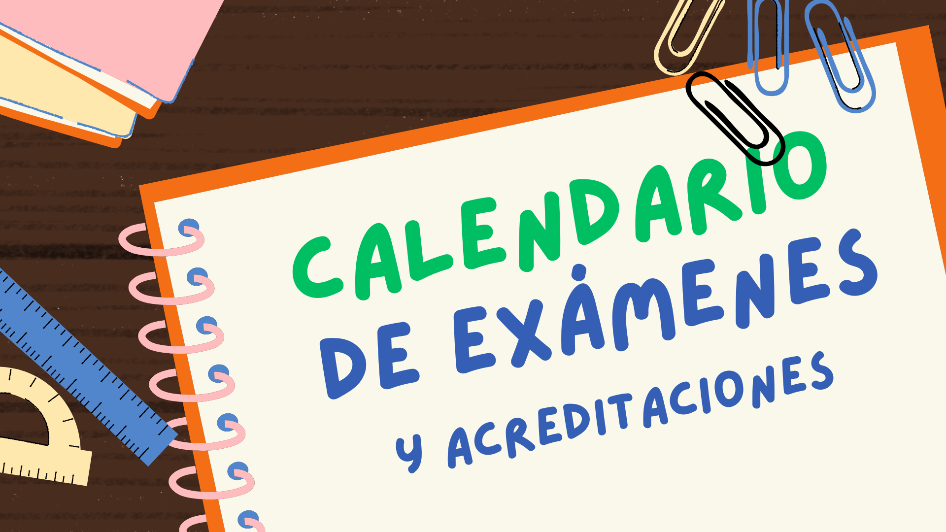 Exámenes Julio 2026