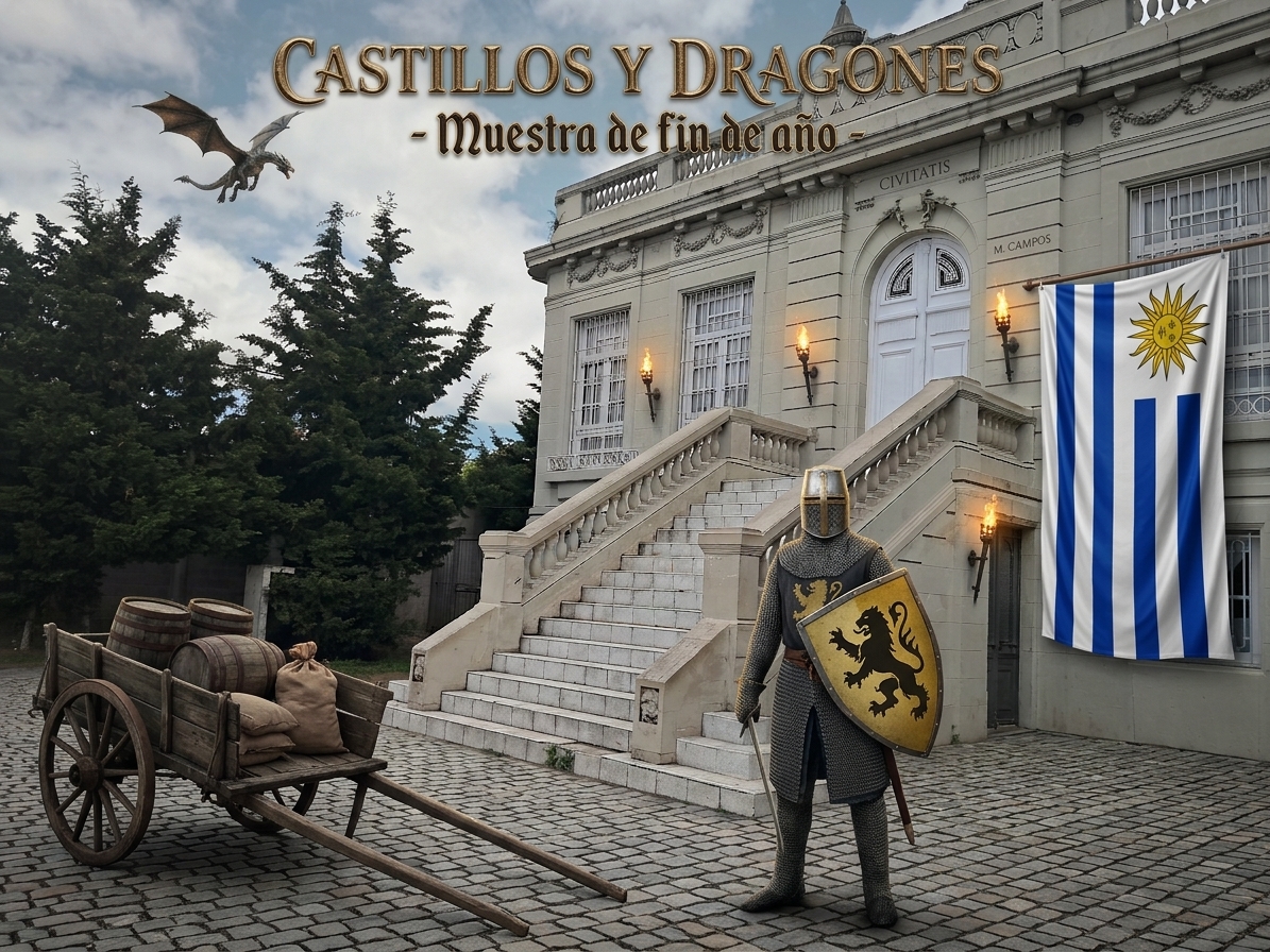Castillos y Dragones: llega la Muestra de Fin de Año de Domingo Arena